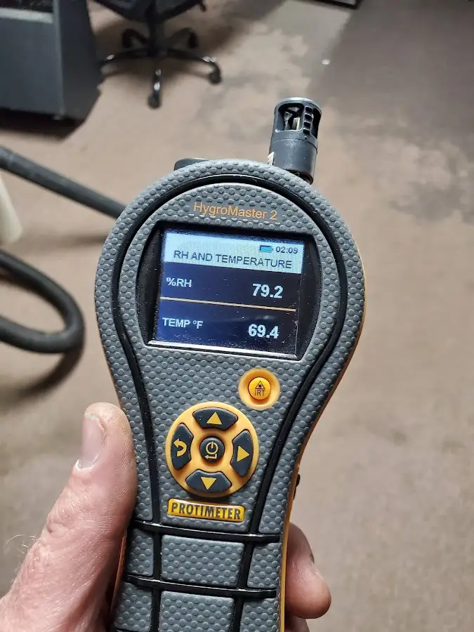Moisture meter humidity assessment for Mold Remediation & Removal in Dalton